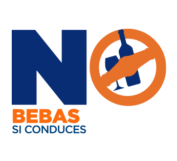 No bebas si conduces