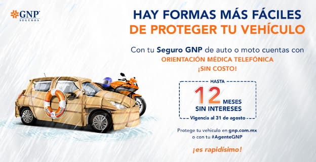 Proteger tu vehículo con GNP ¡es rapidísimo!